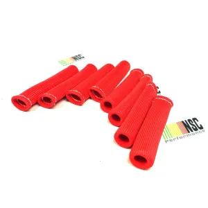 Spark Plug Wire Heat Shield Red NSCP-0116 | NSC Performance