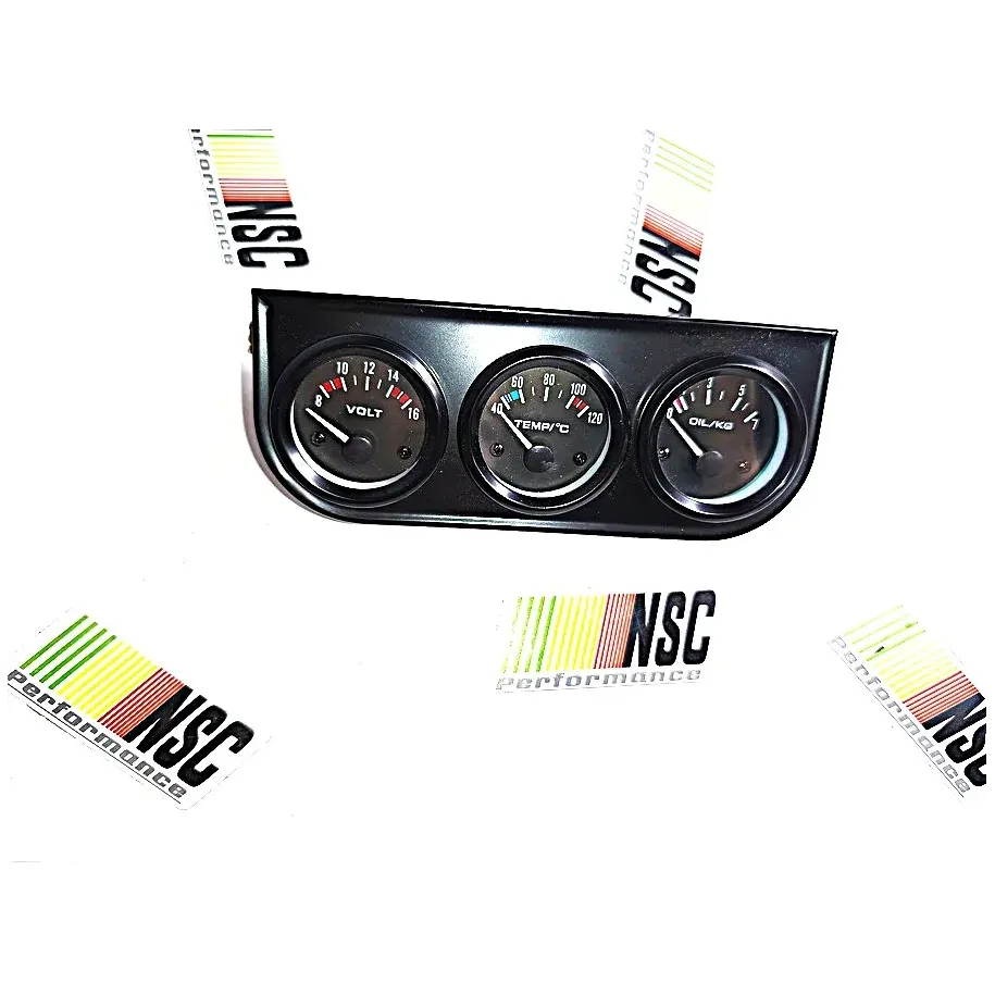 AW-C3 52 mm 12 V triple gauge kit