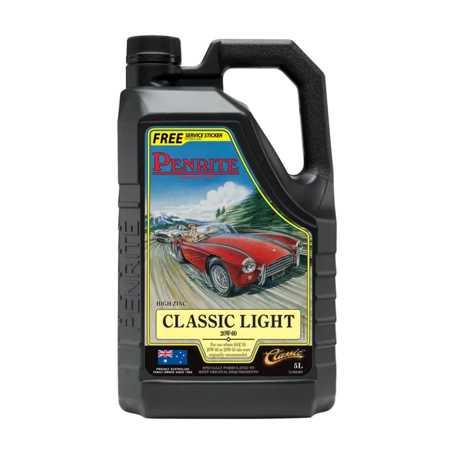 Penrite Classic Light 20W-60 5L high zinc