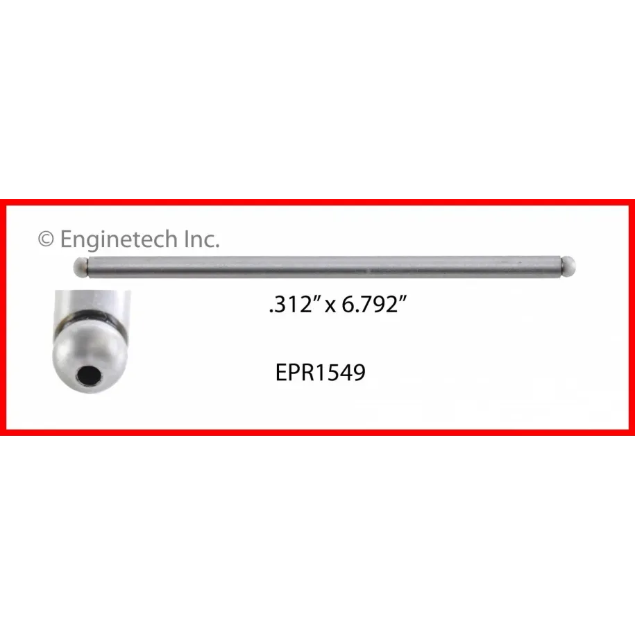 Enginetech EPR1549 HEMI intake pushrod