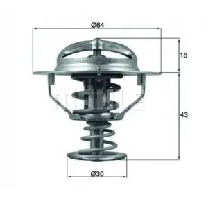 MAHLE TX 114 82D 82°C 64 mm thermostat