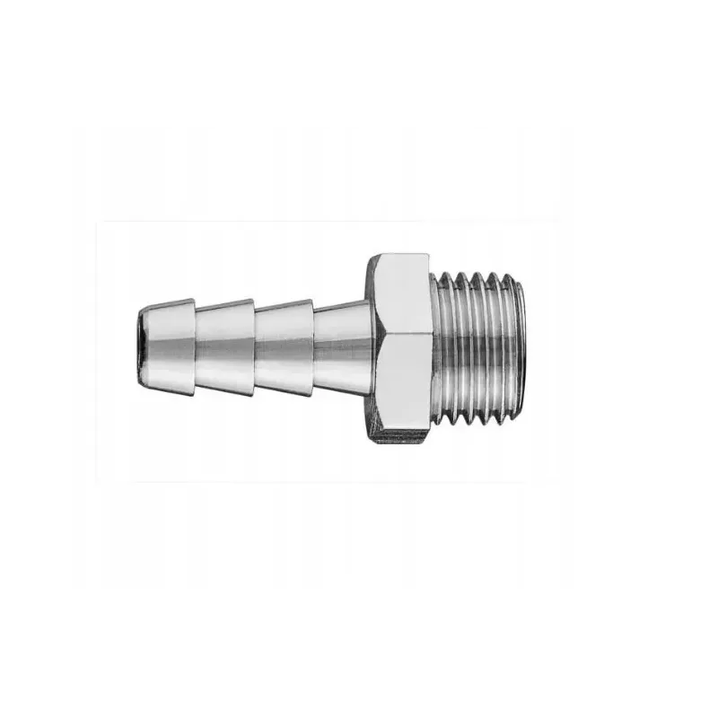 8 mm NPT to 3/8" Hose Fitting Gold NSCP-0471