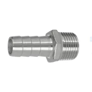 3/8" to 10 mm Connector Silver NSCP-0478 | NSC Performance