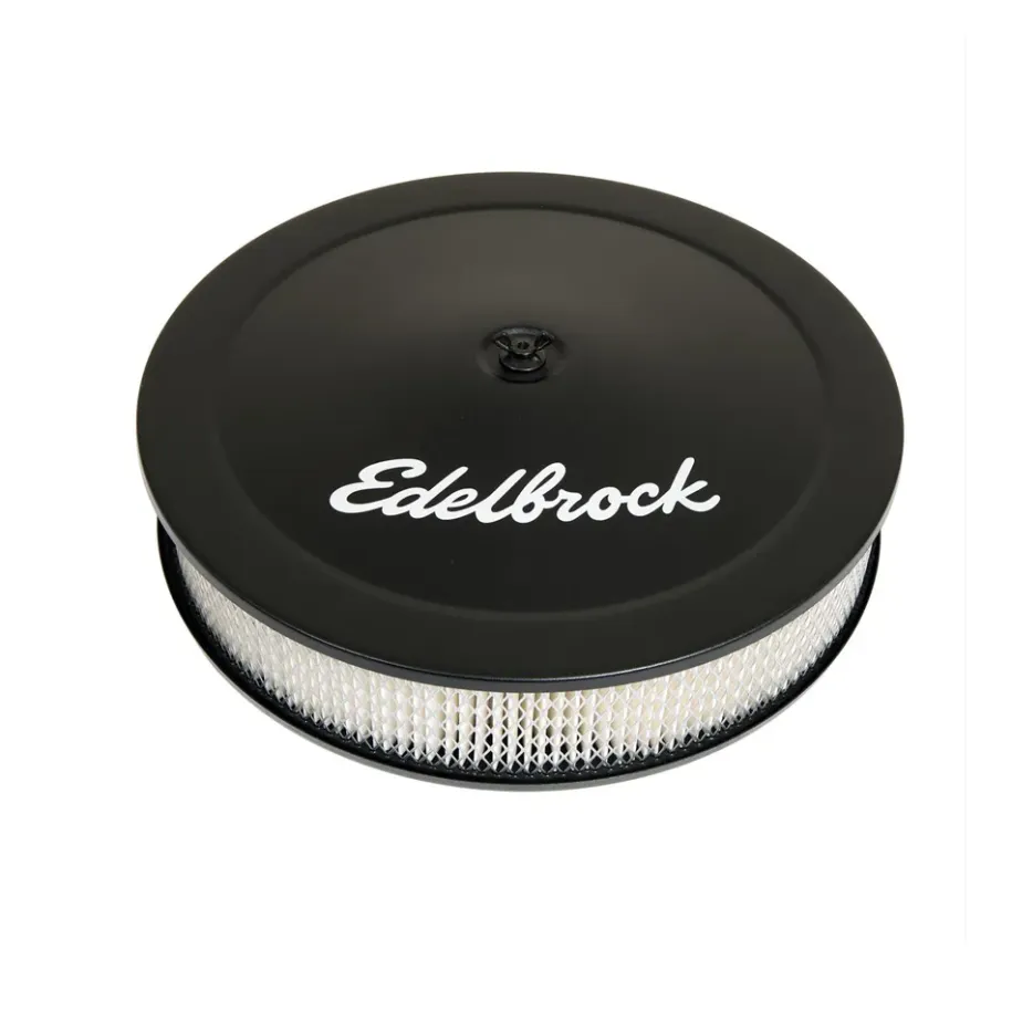 Edelbrock, 1223, Pro-Flo air cleaner, 14, 3, black, 5-1/8
