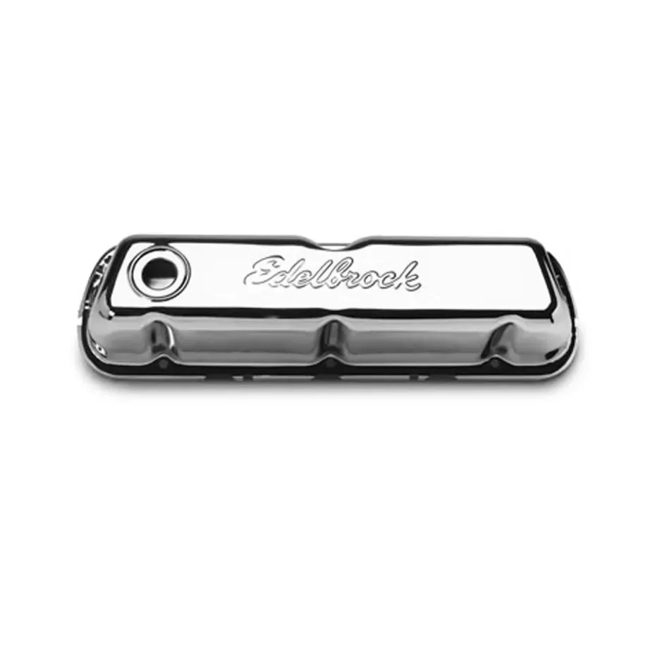 Edelbrock, 4460, pokrywy zaworów, Ford 260 289 302 351W, chrom