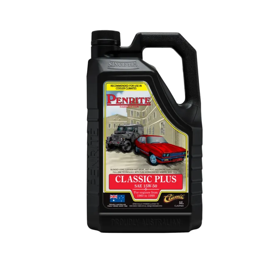 Penrite, Classic Plus, 15W-50, olej mineralny, klasyczne auta, 5 l