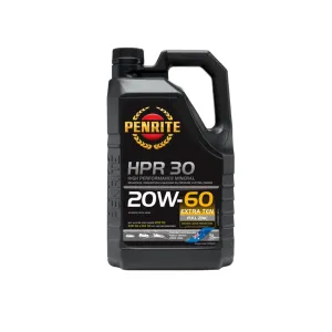 Penrite, HPR 30, 20W-60, mineral engine oil, FULL ZINC, 5 L