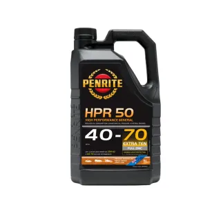 Penrite, HPR 50, 40W-70, mineral engine oil, FULL ZINC, 5 L