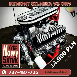 Remont silnika V8 OHV - usługa